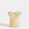 Jarrón Endasi de vidrio amarillo 19,5 cm - 19,5 cm en Amarillo - Jarrones, Uruguay | Kavehome, vista 1 de 6