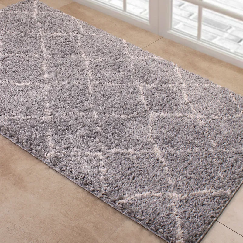 Alfombra Shaggy Magnolia Jacquard 100×150 en diseno-1 - Textiles, Uruguay | Tiendas Montevideo