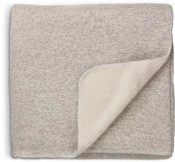 Manta throw GEDEBLAD 130x180 chenille gris/blanco en Beige - Textiles, Uruguay | JYSK