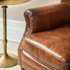 BERGERE CUERO ITALIANO ENVEJECIDO CON TACHAS - Sillones y sofás, Uruguay | La Iberica, vista 4 de 18
