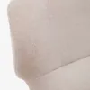 Butaca Belina - de chenilla beige y acero con acabado blanco en Beige - Butacas, banquetas y puffs, Uruguay | Kavehome, vista 4 de 10