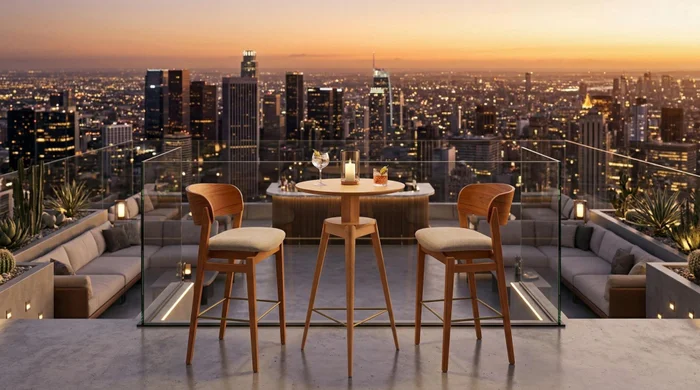 BANQUETA BANGKOK en Madera natural - Muebles, Uruguay | Indrana