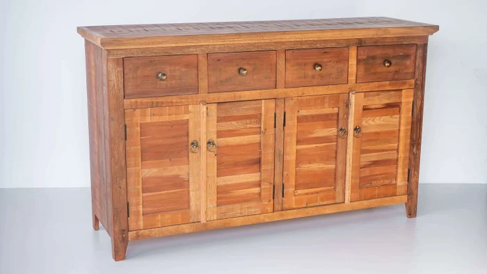APARADOR MARESIAS 4P 1,50mt en Madera natural - Aparadores y recibidores, Uruguay | Fundamento Muebles, vista 2