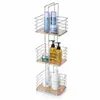 ESTANTERIA CROMADA C/BAMBU P/ BAÑO 22X15X72H CMS - Canastos, Uruguay | Decohogar, vista 2 de 3