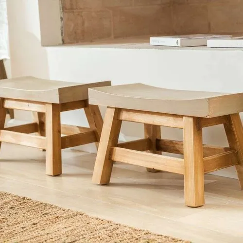 BANCO TAO - SMALL en Madera natural - Butacas, banquetas y puffs, Uruguay | La Iberica