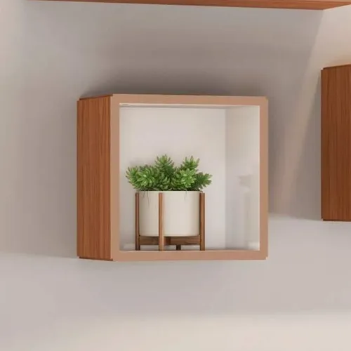 Estante Flotante Cuadrado 33cm Repisa 100% Mdf - Bibliotecas, Uruguay | Balton