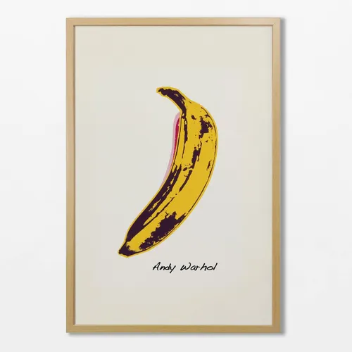 Andy Warhol - Banana en Multicolor - Láminas, Uruguay | La Cuadrería