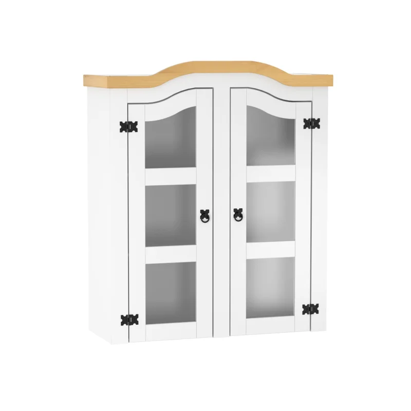 Cristalero Blanco 4 Puertas 2 Cajones Linea Mexicana en Blanco - Muebles, Uruguay | Soy Hogar, vista 3