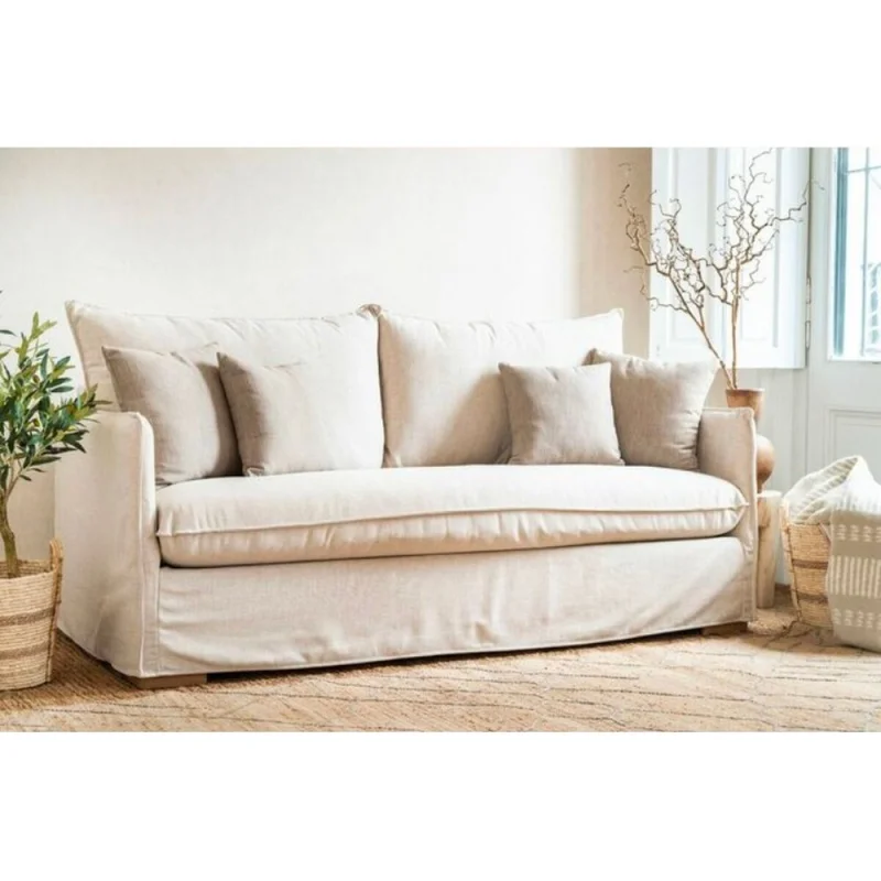 Sillon 3 cuerpos Jeff en Beige - Sillones y sofás, Uruguay | La Cueva Muebles, vista 9