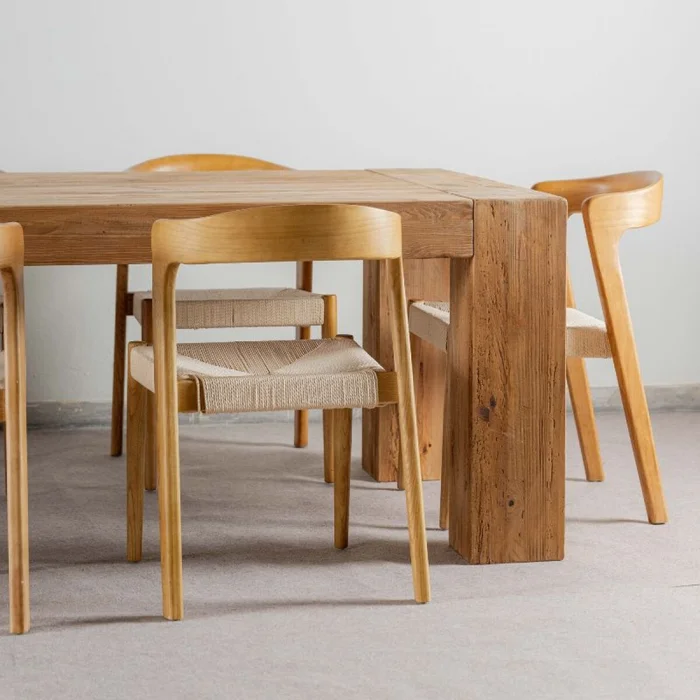 Mesa Comedor Quattro Gambe en Madera natural - Mesas de comedor, Uruguay | Fábrica Italiana, vista 2