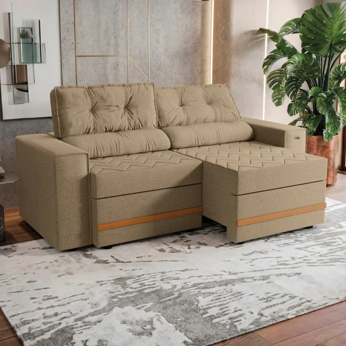 Sofa Havana 206CM - Retractil/Reclinable en Beige - Sillones y sofás, Uruguay | Balton, vista 7