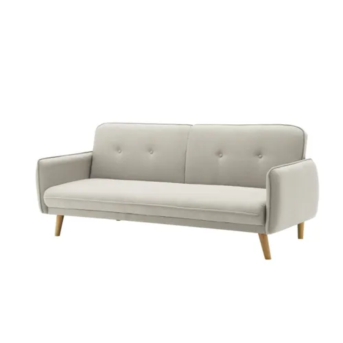 Sillón Cama Mìa en Tela - Gris en Beige - Sillones y sofás, Uruguay | Rústico Hogar