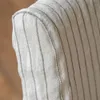 FUNDA SILLA AÑO 50 - LINO ALTO GRAMAJE RAYADO OFF WHITE en Off-white - Sillas, Uruguay | La Iberica, vista 6 de 9