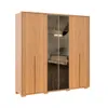 Ropero 6 puertas Reflecta 2.4 - Moderna - Marrón en Marrón - Roperos y placares, Uruguay | Rústico Hogar, vista 1 de 3