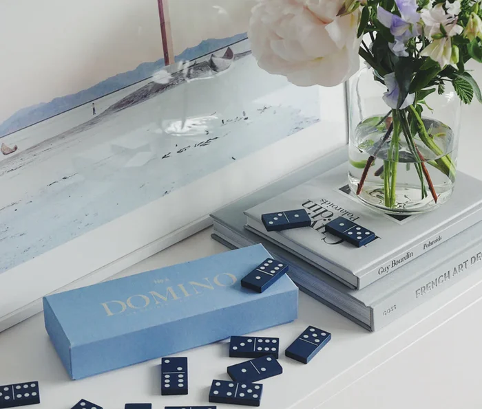 Juego Domino en Azul - Decoración, Uruguay | Martinika Deco, vista 2