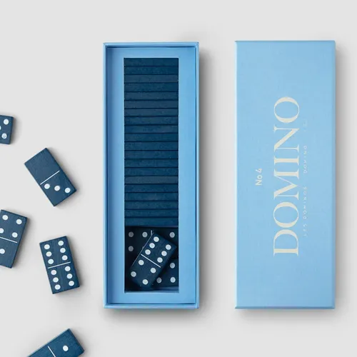 Juego Domino en Azul - Decoración, Uruguay | Martinika Deco