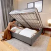 Cama baúl FLAT Gris 1,5 PLAZAS, Uruguay | Viasono, vista 2 de 3