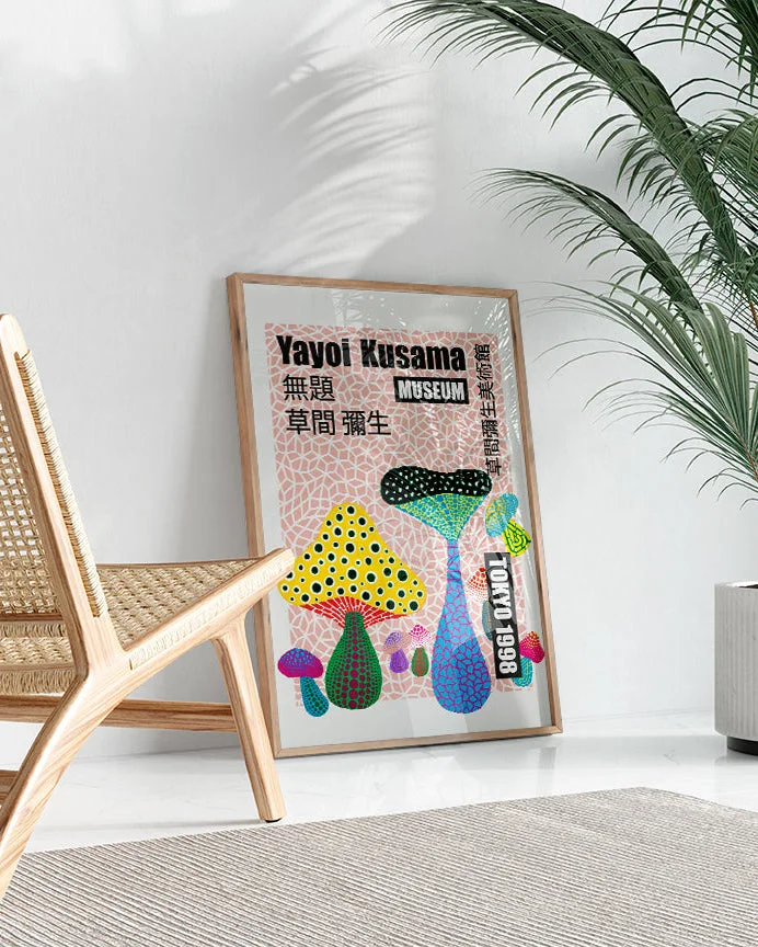 Yayoi Kusama - Hongos en Multicolor - Láminas, Uruguay | La Cuadrería, vista 2