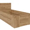 Estructura cama LIMFJORDEN 90x190 2 cajones roble natural - Dormitorio, Uruguay | JYSK, vista 4 de 4
