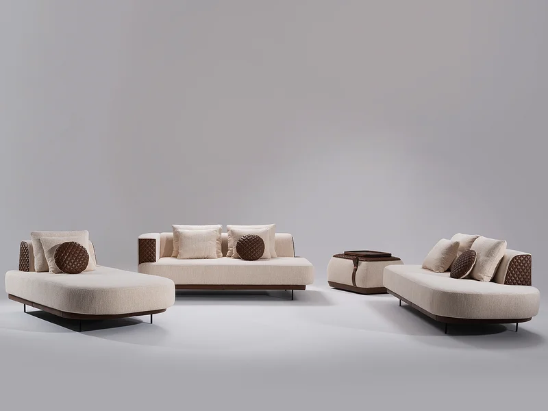 Mesa Flos en cuero - Sillones y sofás, Uruguay | Arquetipo, vista 4