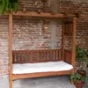 PERGOLA CON ASIENTO en Madera natural - Muebles para el exterior, Uruguay | Fundamento Muebles, vista 4 de 4