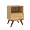 Mesa De Luz Linea Retro Living Dormitorio 1 Cajon Miel, Uruguay | Soy Hogar, vista 2 de 6
