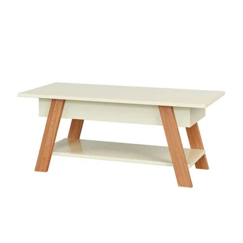 Mesa Ratona de Centro 110cm Linea Lisboa 100% MDF en Beige - Mesas de living, Uruguay | Balton