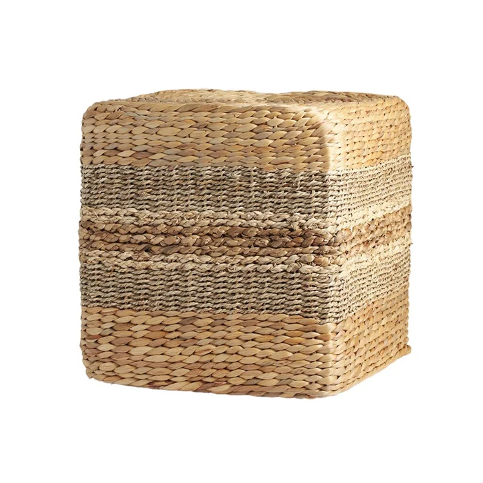 Taburete Jeros Rattan Natural-beige Ls-0017 Natural en Madera natural - Textiles, Uruguay | Divino