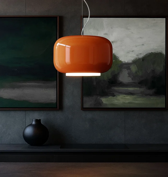 LUMINARIA CARLOTTA ORANGE en Naranja - Lámparas colgantes, Uruguay | Berlina Store, vista 2