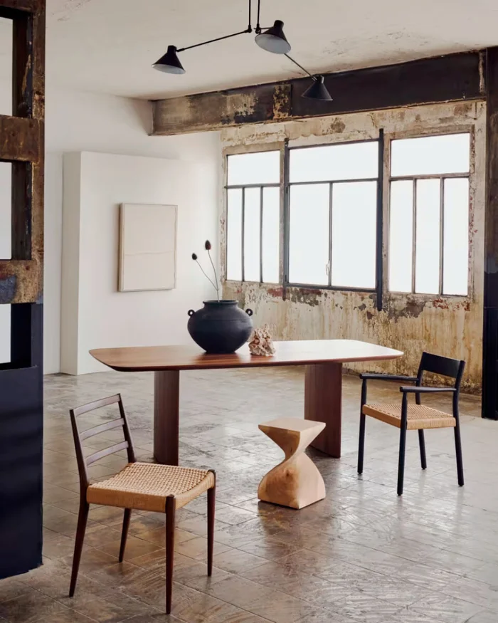 Mesa Litto de chapa de roble - de nogal 200 x 100 cm en Marrón - Mesas de comedor, Uruguay | Kavehome, vista 2