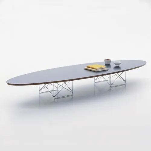 Elliptical ETR coffee table | Charles & Ray Eames en Negro - Mesas de living, Uruguay | Mad for Modern