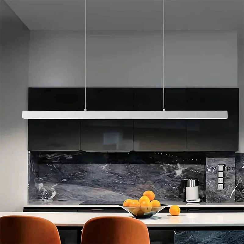 Luminaria Lineal LED 36W Luz Cálida 120cm en Gris - Lámparas colgantes, Uruguay | Serlux, vista 3