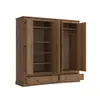 Ropero 4 puertas 2 Cajones Madera - Linea mexicana - Nogal, Uruguay | Rústico Hogar, vista 3 de 4