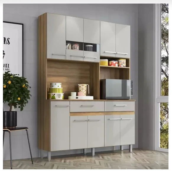 Kit Mueble De Cocina 10 Puertas 2 Cajones en Gris - Aparadores y recibidores, Uruguay | Soy Hogar, vista 7