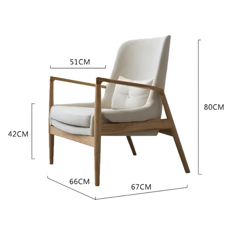 Promo 2 Butacas Nordicas Zen en Beige - Butacas, banquetas y puffs, Uruguay | La Cueva Muebles, vista 4
