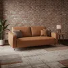 Sofa Riley 3C 2.53mt (100% Cuero) en Sofa Riley Kamel, Sofá Riley Marrón Saddle - Sillones y sofás, Uruguay | Casa Brava, vista 3 de 15