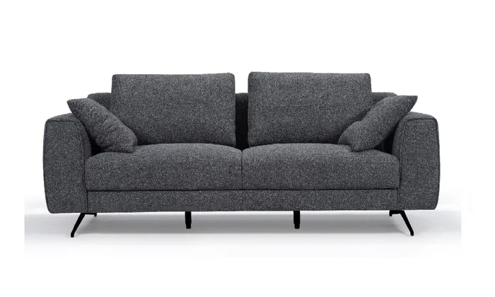 Sofa 3 cps MAGNUS - Gris Oscuro en Gris - Sillones y sofás, Uruguay | Finkel