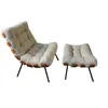 Butaca Sillón Costela Tela + Puff - Butacas, banquetas y puffs, Uruguay | Berna home, vista 1 de 8