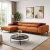Sofá DUNA CUERO Marrón IZQUIERDO - Sillones y sofás, Uruguay | Viasono, vista 1 de 4