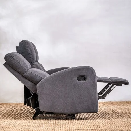 Sillón Reclinable Taos 3 Cuerpos Gris en Gris - Sillones y sofás, Uruguay | Aihaus, vista 5