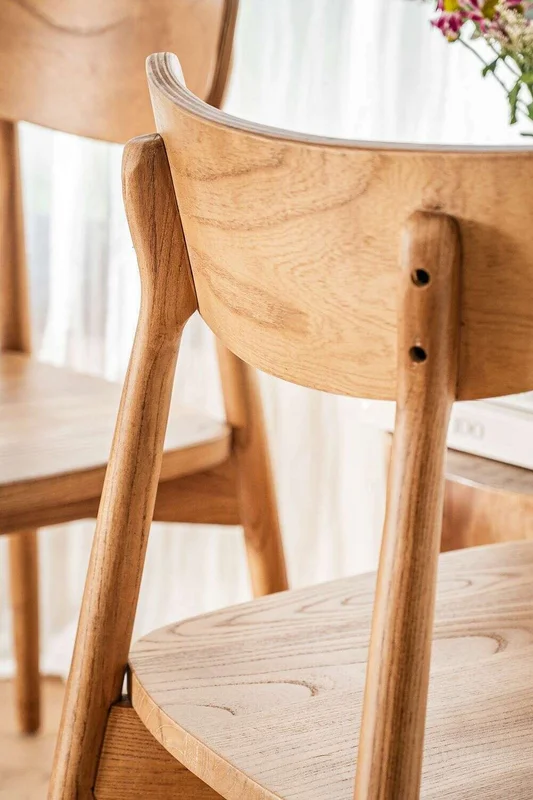 SILLA MICK - OLMO MIEL en Madera natural - Sillas, Uruguay | La Iberica, vista 11