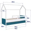 Cama Infantil Estilo Montessori con Marinera Azul - Dormitorio, Uruguay | RM Muebles y Deco, vista 5 de 5