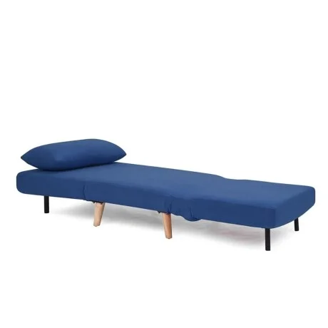 Sillon cama Trifold 1 cuerpo - Azul en Azul - Sillones y sofás, Uruguay | La Cueva Muebles, vista 9