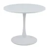 Juego de Comedor Bari Vita – Mesa Redonda con 4 Sillas - Blanco y Grafito en Blanco - Mesas de comedor, Uruguay | NYR, vista 4 de 5