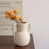 FLORERO CERAMICA 14x11x15CM ANFORA BLANCO en Blanco - Jarrones, Uruguay | Koz, vista 2 de 3