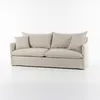 Sofá Snow con Funda - Tela Rústica - 3 cuerpos - TD5263-1636 (Capuccino) en Beige - Sillones y sofás, Uruguay | NYR, vista 1 de 5