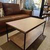 Mesa de Centro Ratona Rectangular Tapa Doble (Olmo y Hierro Negro) - Mesas de living, Uruguay | Berna home, vista 4 de 6