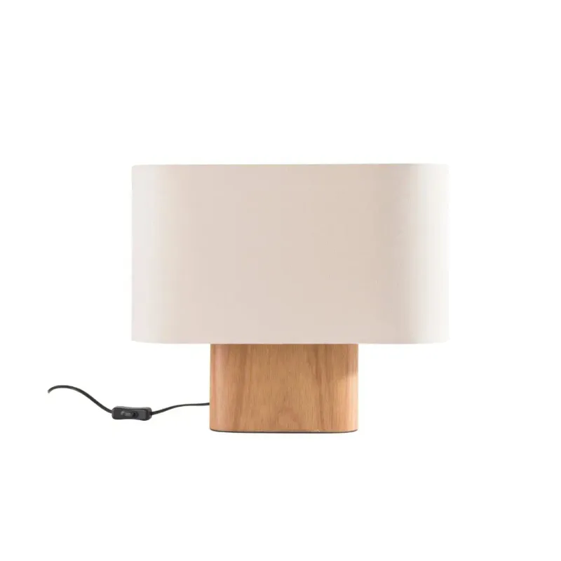 Lampara de mesa eliptica lino - Lámparas de mesa, Uruguay | FMB
