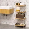 ESTANTERIA 4 TABLAS 32X32X108 CM BAMBOO CON BLANCO en Multicolor - Bibliotecas, Uruguay | Koz, vista 4 de 4