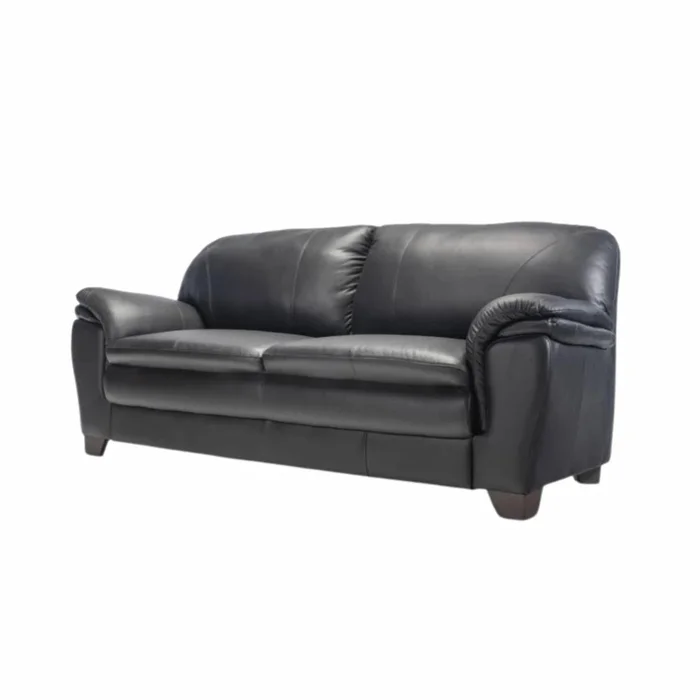 Sillón 100% Cuero - 3 Cuerpos - Imola - Negro en Negro - Sillones y sofás, Uruguay | Ecowood, vista 3